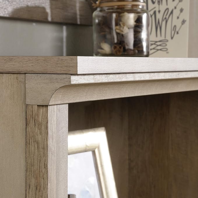 Sauder Miscellaneous Storage 3-Shelf Bookcase/ Book Shelf, Lintel Oak finish - Image 5