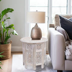 COTTON CRAFT Solid Wood End Table - Image 4