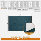 Super Absorbent Front Door Mat, 29.5" x 17", Non-Slip Washable Indoor Doormats - Image 3