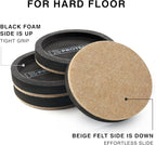 Felt Furniture Sliders for Hardwood Floors X-PROTECTOR 8 PCS 4 3/4” - Image 3