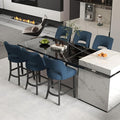 VKNOW Bar Stools Set of 6, Modern Counter Height Bar Stools by VKNOW