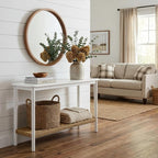 Alaterre Furniture Calais 48 Inch Wooden Console Table - Image 2