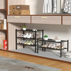ROMGUAR CRAFT 3 Tier Bamboo Shoe Rack - Image 4