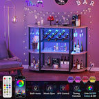 Unikito 4-Tier Metal Coffee Bar Cabinet - Image 6