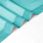 Chyhomenyc Sheer Curtains 63 Inch Length 2 Panels, Turquoise | Light Filtering - Image 9