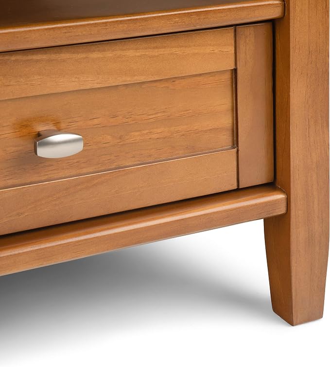 SIMPLIHOME Warm Shaker Solid Wood Transitional-Style 36-inch Wide Coffee Table - Image 9