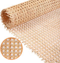 24" Width Natural Cane Webbing 5Feet, Rattan Webbing Roll by Juilsioa
