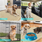 OLANLY Dog Door Mat for Muddy Paws 44x24, Super Absorbent Chenille Mud Mat | - Image 7