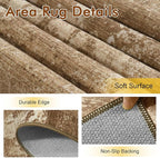 6Ft Round Area Rugs for Living Room, Soft Non-Slip Washable Rugs Modern - Image 6