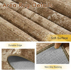 4Ft Round Area Rugs for Living Room, Soft Non-Slip Washable Rugs Modern - Image 6