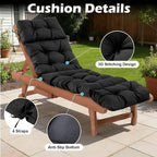 Chaise Lounge Cushions Outdoor, Waterproof & Fade Resistant Patio Lounge Chair - Image 5