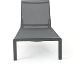 Christopher Knight Home Cape Coral Outdoor Aluminum Chaise Lounges - Image 5