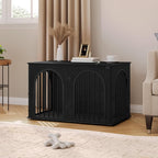 Hzuaneri 39.4" Wooden Dog Crate Furniture, Indoor Dog Kennel Dogs Cage - Image 9