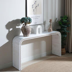 59" Wood Gray Console Table - Image 6