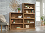 Sauder Miscellaneous Storage 3-Shelf Bookcase/ Book shelf, Sindoori Mango finish - Image 4