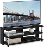 Furinno Sully TV Stand, 3-Tier Rectangular Entertainment Center - Image 2