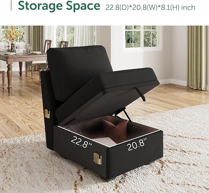 HONBAY Modular Sectional Couch L Shaped Sofa - Image 4