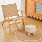 Wimarsbon Storage Ottoman, Modern Round Footrest - Image 6