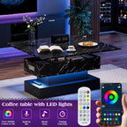 SYESWAY 39.4" Lift Top Coffee Table - Image 4