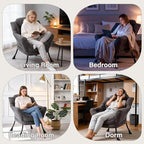 MBOOYOME Lazy Chair, Modern Accent Chair - Image 7