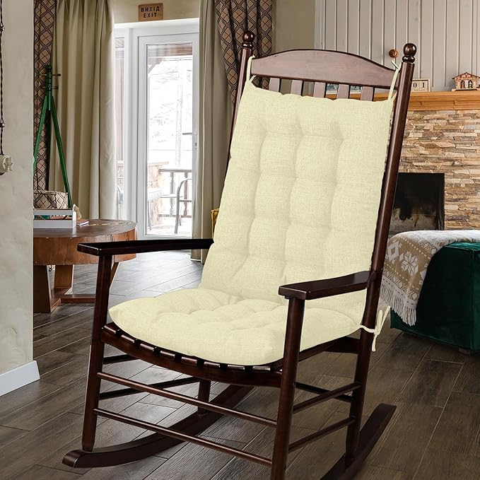 ELFJOY Rocking Chair Cushion Large Rocking Chair Pads - Image 5