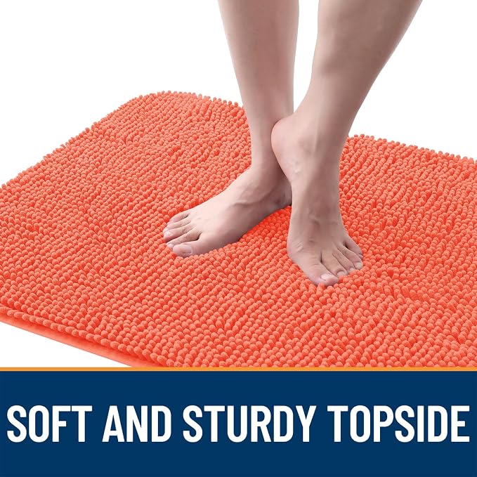 OLANLY Dog Door Mat for Muddy Paws 24x16, Super Absorbent Chenille Mud Mat | - Image 4