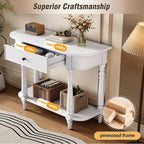 Retro Curved Console Table - Image 5