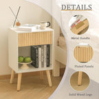 Fultyle Nightstand, Modern Bedside Table - Image 4