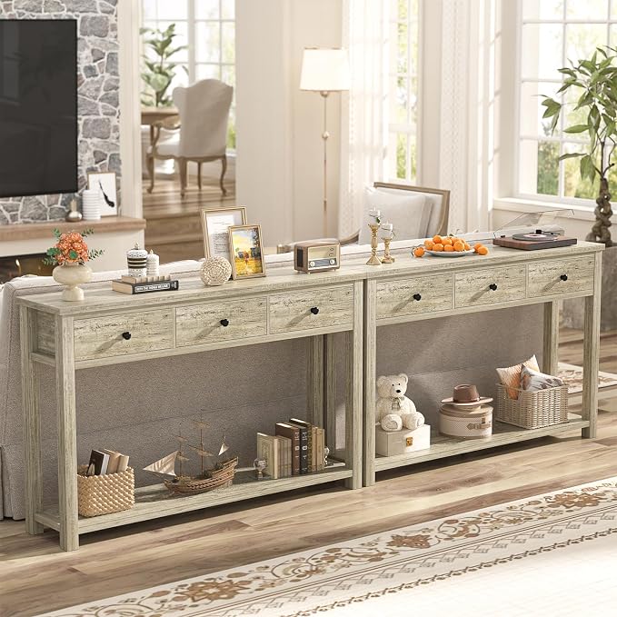 Homieasy Farmhouse Console Table - Image 4