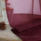 Wine Bedroom Curtains 2 Panel Sets 90 Inch Length, 59 Inch Extra Wide Light - Image 4