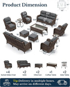 HILLGA 11-Piece Luxury Patio Furniture Set - Image 2