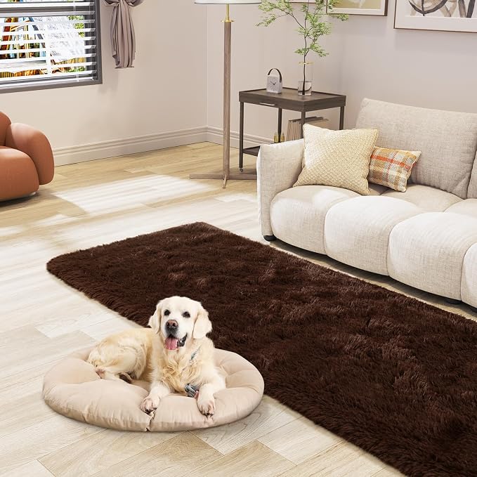 LOCHAS 2x6 Runner Rugs for Hallway, Fluffy Area Rugs for Bedroom - Image 4