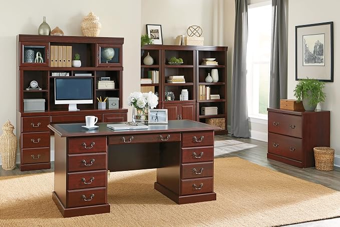 Sauder Heritage Hill Library/ Book shelf, Classic Cherry finish - Image 10