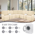 100% Waterproof Sectional Recliner Couch Covers - Image 8
