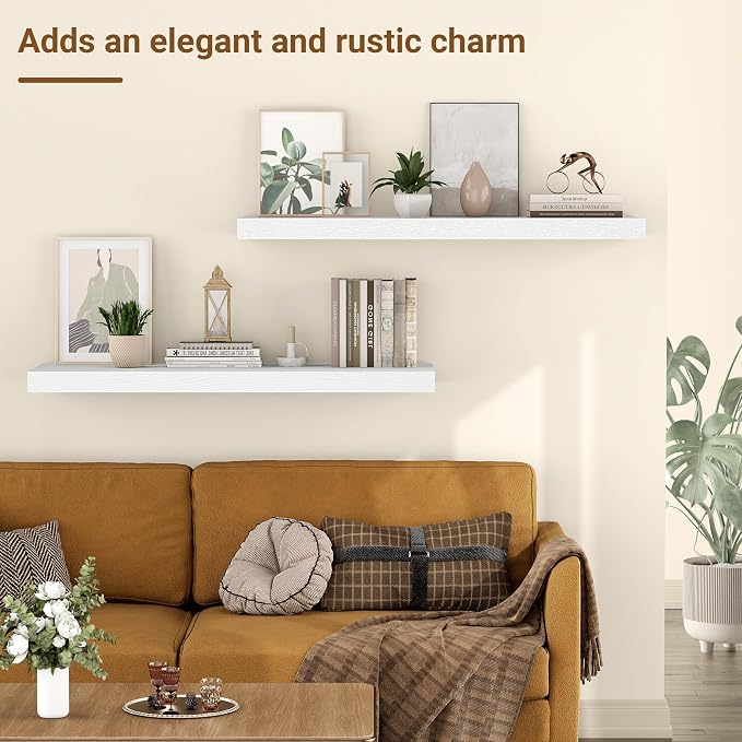24 Inch Floating Shelves, 12 Inch Deep Floating Shelves - Image 5