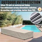 Outdoor Chaise Lounge Cover 1 Pack Patio Lounge Chair Covers Waterproof 600D - Image 3