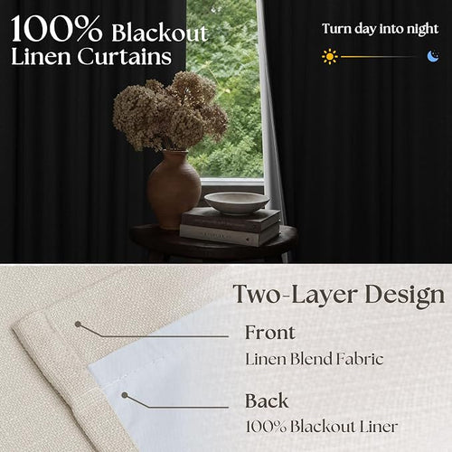 102 Inch Pinch Pleated Blackout Curtains - Image 2