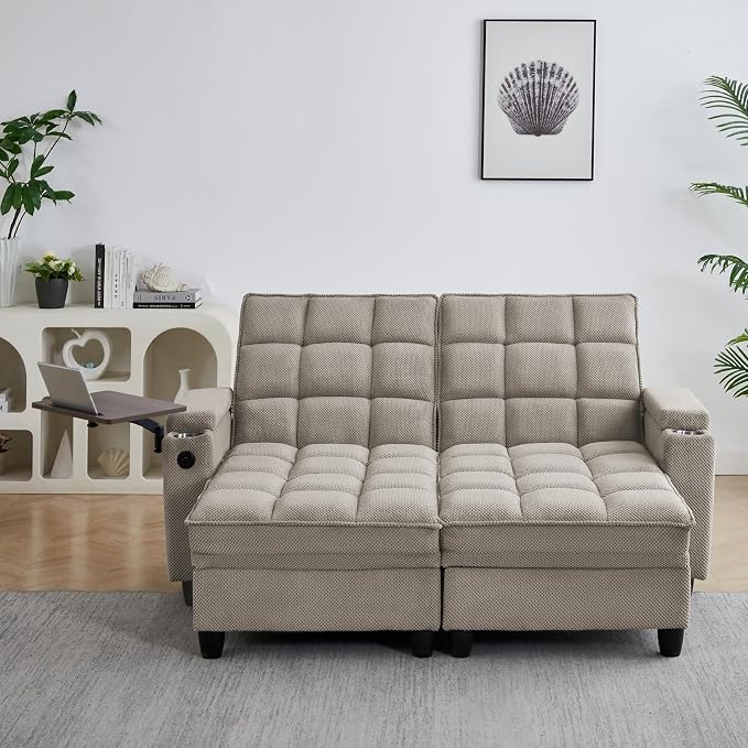 oaaktu Queen Size Sleeper Sofa Couch - Image 4