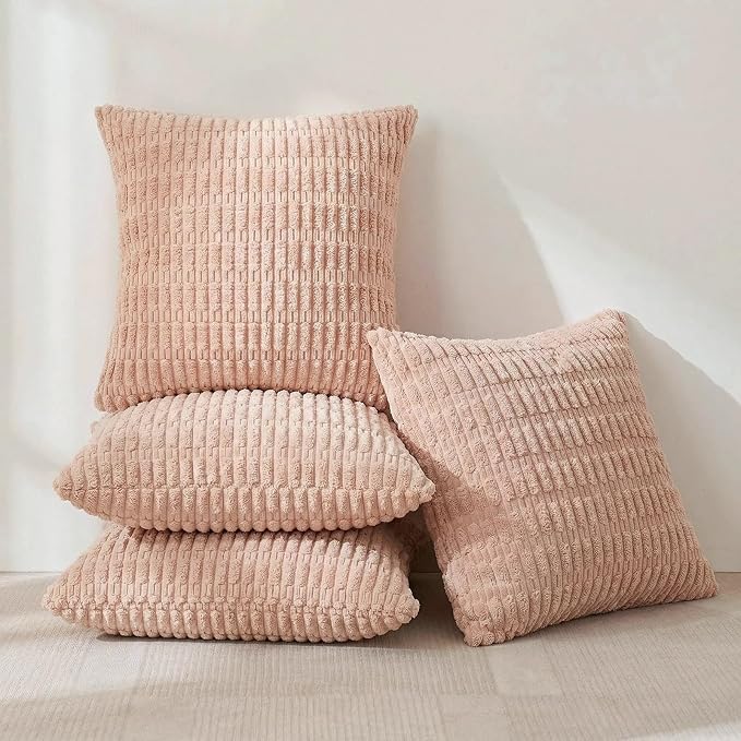 Fancy Homi 4 Packs Decorative Throw Pillow Covers - Image 2