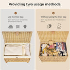 Honjourai Wicker Storage Basket - Image 7