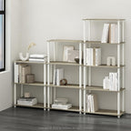 Furinno Turn-N-Tube Book Shelf, 4-Tier Bookshelf, Bookcase - Image 2