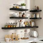 Acovy 24 Inch Floating Shelves, Wooden Shelves - Image 7