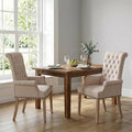 Modern Upholstered Fabric Dining Chairs Set of 2, Accent Chairs by JYFN