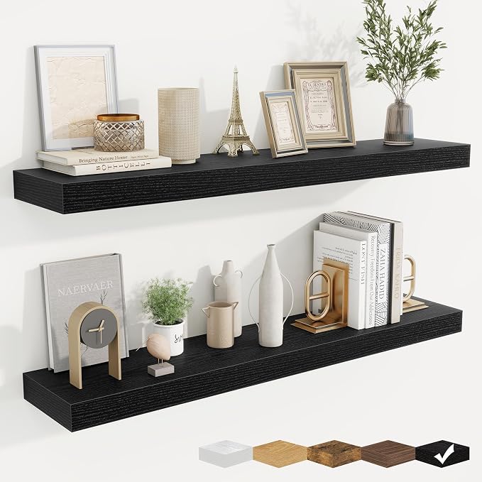 fuqing Floating Shelves for Wall, Wall Mounted Wood Floating Shelf by Fuqing