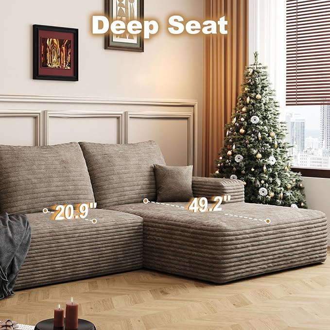 AUGOP 108" Sectional Couches for Living Room Modern Modular Sofa - Image 9