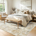 RELEANY Washable 9'x12' Abstract Area Rug - Image 2