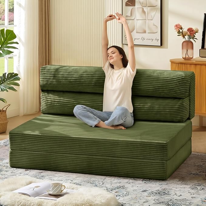 JUIKURY Folding Sofa Bed, Convertible Sleeper Chair by Unknown