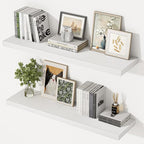 36 Inch Floating Shelves, 12 Inch Deep Floating Shelves by Unknown