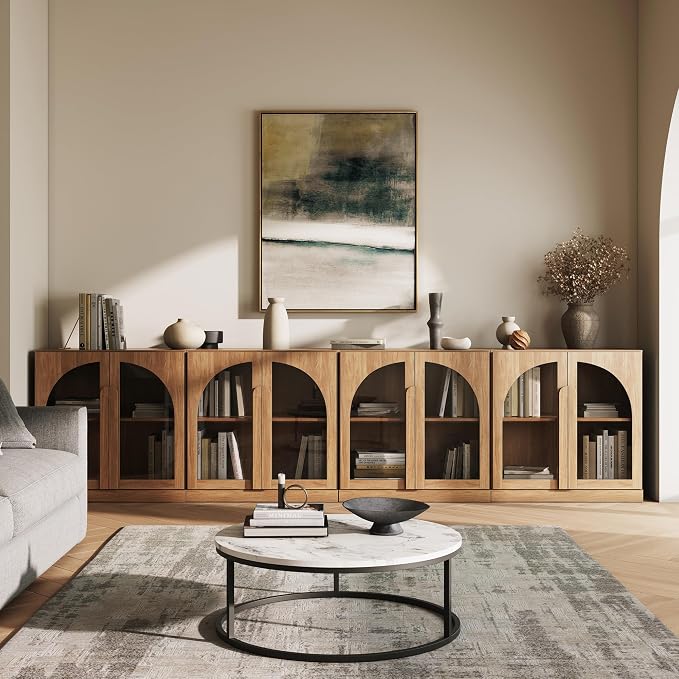 BELLEZE 4-Piece Modular TV Stand Set -Modern Entertainment Center - Image 5