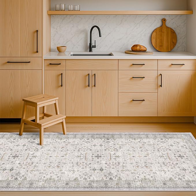Vintage Hallway Runner Rug by HazoHaus